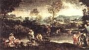 CARRACCI, Annibale Fishing painting